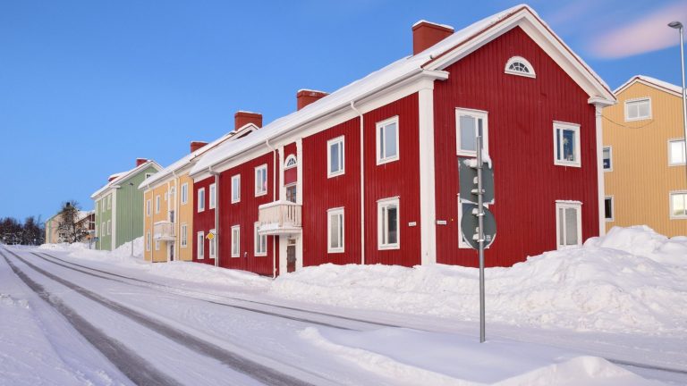 Casette scandinave a Kiruna