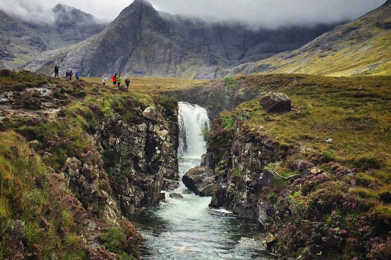 Le Fairy Pools sull'isola di Skye.