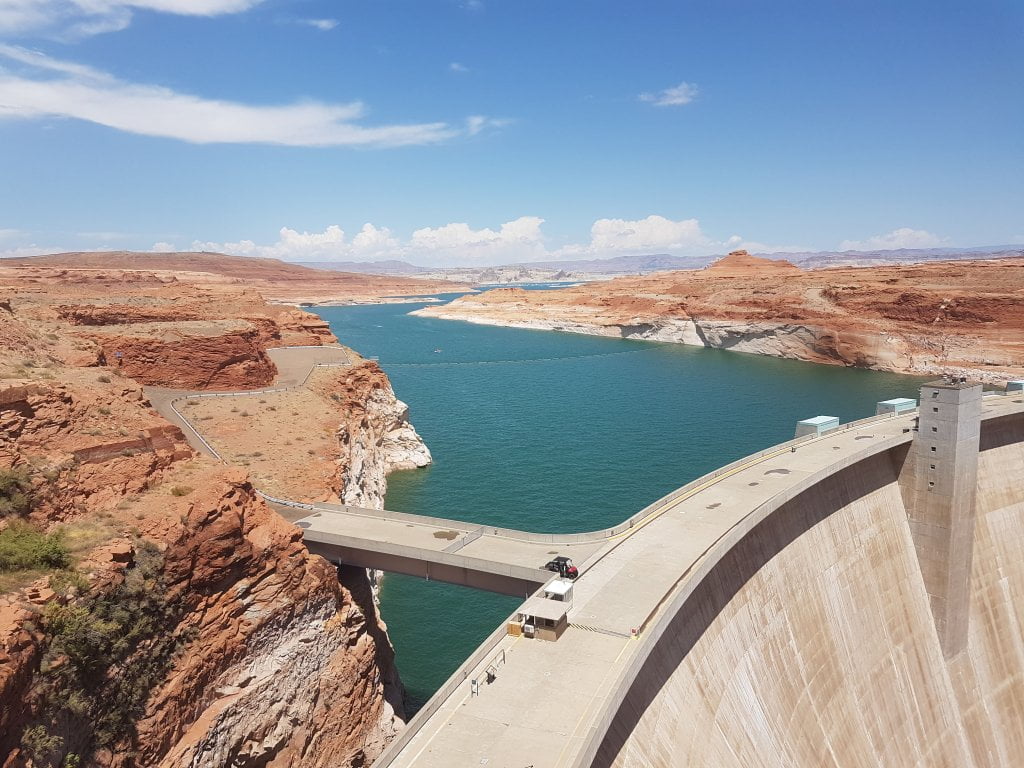 Road trip negli USA: la diga di Glen Canyon Dam Overlook.